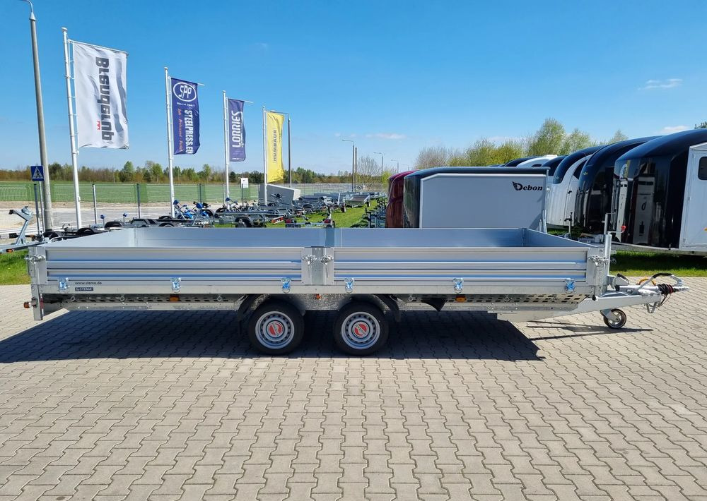 STEMA SHP O2 35-52-22.2 | 510x213 cm ALU 3,5T hamowana - Бортовий причіп/ Платформа: фото 2 STEMA SHP O2 35-52-22.2 | 510x213 cm ALU 3,5T hamowana - Бортовий причіп/ Платформа: фото 2