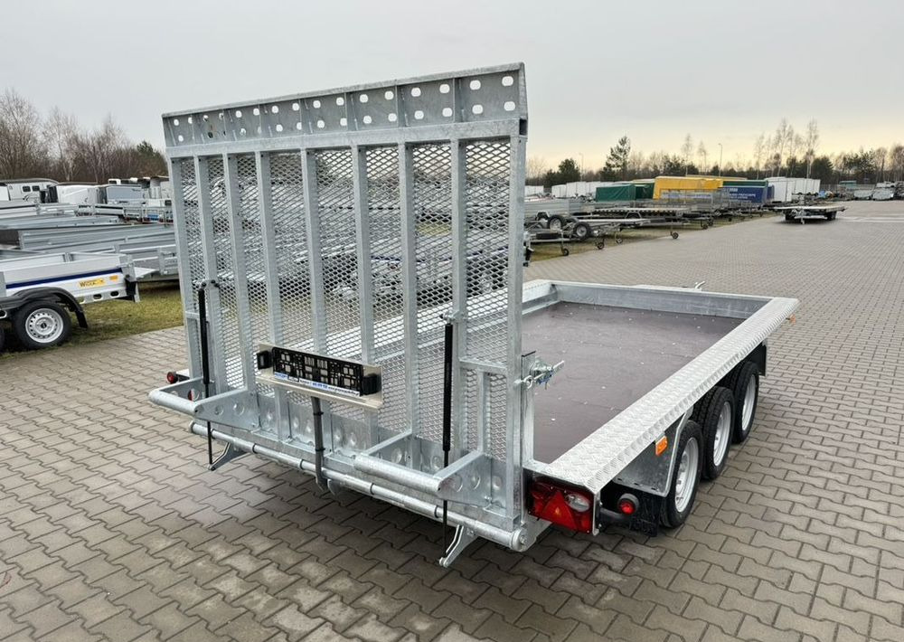 Wiola B3540 MAX - 400 x 170 cm | 2546kg ładowności | trap stalowy | 3-osiowa budowlanka - Причіп для перевезення спецтехніки: фото 5 Wiola B3540 MAX - 400 x 170 cm | 2546kg ładowności | trap stalowy | 3-osiowa budowlanka - Причіп для перевезення спецтехніки: фото 5