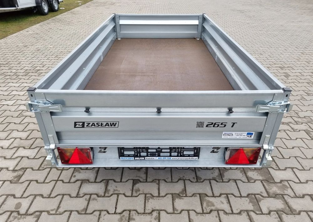 ZASŁAW 265T | 265 x 132 / 750 kg/ 2 osie / lekka przyczepa skrzyniowa - Бортовий причіп/ Платформа: фото 5 ZASŁAW 265T | 265 x 132 / 750 kg/ 2 osie / lekka przyczepa skrzyniowa - Бортовий причіп/ Платформа: фото 5