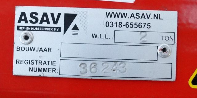 ASAV unknown | Hijsbalk Battery lifting beam 2 ton sn. 36243 outer dimensions 11 - Аккумулятор в категорії Вантажно-розвантажувальна техніка: фото 4 ASAV unknown | Hijsbalk Battery lifting beam 2 ton sn. 36243 outer dimensions 11 - Аккумулятор в категорії Вантажно-розвантажувальна техніка: фото 4