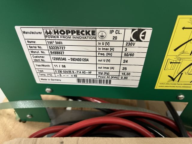 Hoppecke 8488827 | Trak Basic 24V25A sn. 53225727 Year 2011 80A Rema battery con Trak Basic 24V25A sn. 53225727 Year 2011 80A Rema battery connector - Аккумулятор в категорії Вантажно-розвантажувальна техніка: фото 2 Hoppecke 8488827 | Trak Basic 24V25A sn. 53225727 Year 2011 80A Rema battery con Trak Basic 24V25A sn. 53225727 Year 2011 80A Rema battery connector - Аккумулятор в категорії Вантажно-розвантажувальна техніка: фото 2