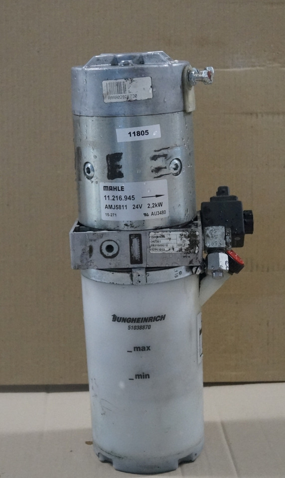 Jungheinrich 51006444 | Pump unit 24V 2,2KW Mahle AMJ5811 Pump motor 51056970 Pump unit 24V 2,2KW Mahle AMJ5811 Pump motor 51056970 Tank 51038870 Valve block 51341531 for ERE225 - Гідронасос в категорії Вантажно-розвантажувальна техніка: фото 1 Jungheinrich 51006444 | Pump unit 24V 2,2KW Mahle AMJ5811 Pump motor 51056970 Pump unit 24V 2,2KW Mahle AMJ5811 Pump motor 51056970 Tank 51038870 Valve block 51341531 for ERE225 - Гідронасос в категорії Вантажно-розвантажувальна техніка: фото 1