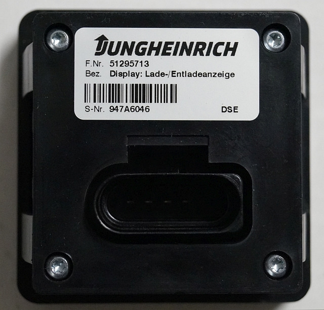 Jungheinrich 51295713 | Battery indicator sn. 947A6046 - Приладова панель в категорії Вантажно-розвантажувальна техніка: фото 2 Jungheinrich 51295713 | Battery indicator sn. 947A6046 - Приладова панель в категорії Вантажно-розвантажувальна техніка: фото 2
