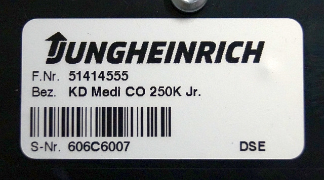 Jungheinrich 51414555 | Display KD MEDI CO 250K Jr DSE sn. 606C6007 - Приладова панель в категорії Вантажно-розвантажувальна техніка: фото 3 Jungheinrich 51414555 | Display KD MEDI CO 250K Jr DSE sn. 606C6007 - Приладова панель в категорії Вантажно-розвантажувальна техніка: фото 3