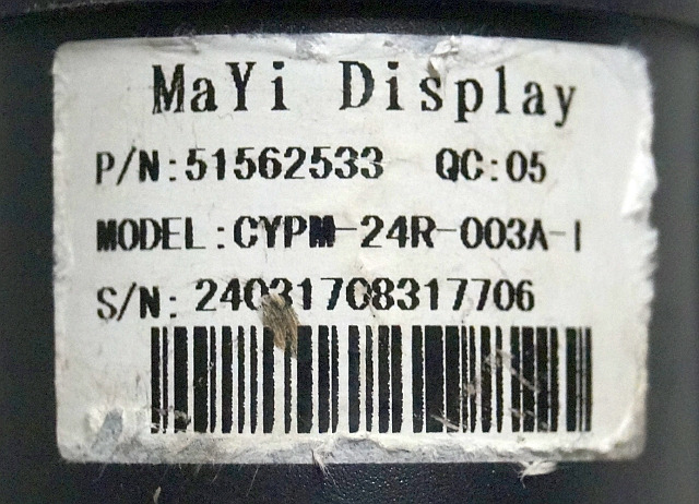 Jungheinrich 51562533 | Battery and Hour indicator MaYi display CYPM-24R-003A-I - Приладова панель в категорії Вантажно-розвантажувальна техніка: фото 3 Jungheinrich 51562533 | Battery and Hour indicator MaYi display CYPM-24R-003A-I - Приладова панель в категорії Вантажно-розвантажувальна техніка: фото 3