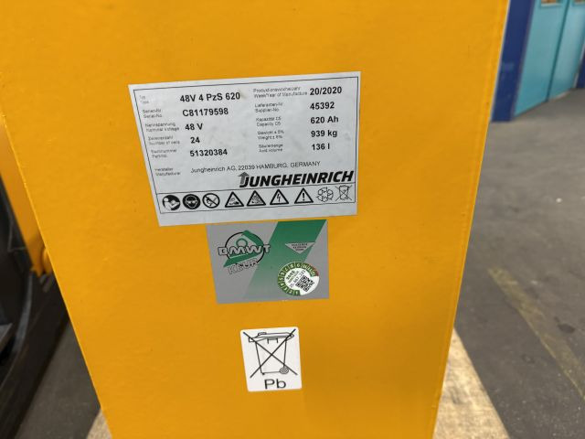 Jungheinrich unknown | 48 4PZS620 year 20/2020 sn. C81179598 dimensions 1220x355 - Аккумулятор в категорії Вантажно-розвантажувальна техніка: фото 4 Jungheinrich unknown | 48 4PZS620 year 20/2020 sn. C81179598 dimensions 1220x355 - Аккумулятор в категорії Вантажно-розвантажувальна техніка: фото 4