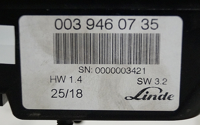 Linde 0039460735 | Display SW3.2 HW 1,4 sn. 0000003421 - Приладова панель в категорії Вантажно-розвантажувальна техніка: фото 2 Linde 0039460735 | Display SW3.2 HW 1,4 sn. 0000003421 - Приладова панель в категорії Вантажно-розвантажувальна техніка: фото 2