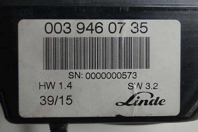 Linde 0039460735 | Display SW3,2 HW1.4 sn 0000000573 - Приладова панель в категорії Вантажно-розвантажувальна техніка: фото 2 Linde 0039460735 | Display SW3,2 HW1.4 sn 0000000573 - Приладова панель в категорії Вантажно-розвантажувальна техніка: фото 2