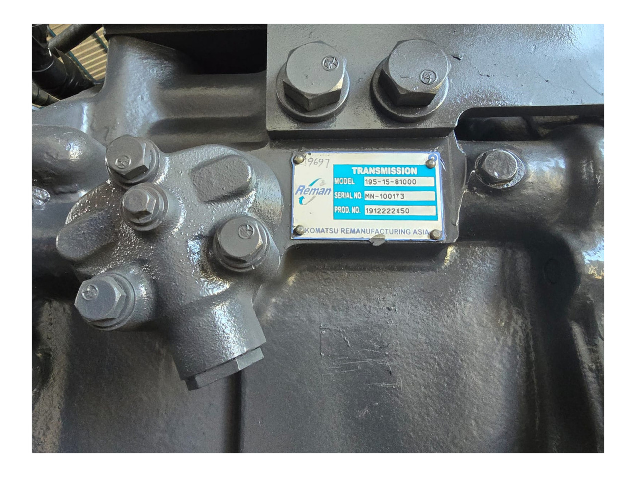 KOMATSU POWER TRAIN ASSY 195-22-80050 / 195-13-81100 / 195-15-81000 - Трансмісія в категорії Бульдозери: фото 3 KOMATSU POWER TRAIN ASSY 195-22-80050 / 195-13-81100 / 195-15-81000 - Трансмісія в категорії Бульдозери: фото 3