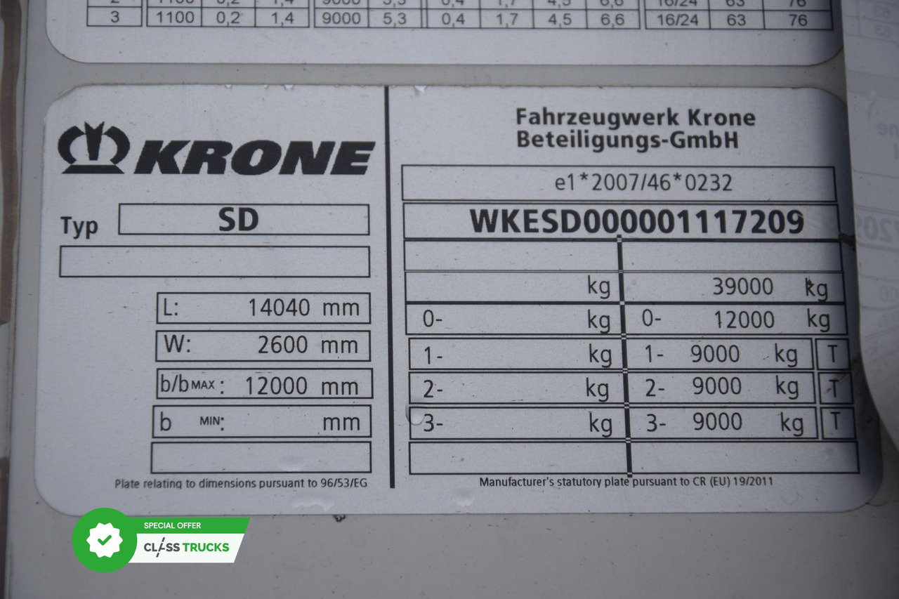 Рефрижератор напівпричіп Krone SDR Cool Liner FP 60 ThermoKing SLXi 300: фото 17
