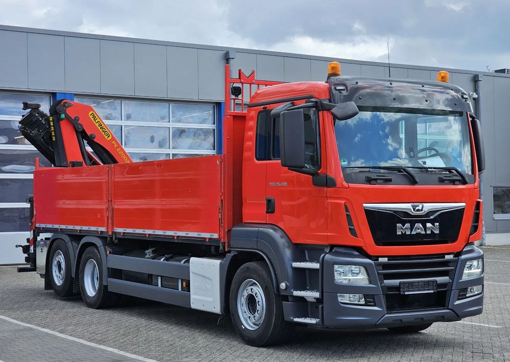 MAN MAN TGS 26.430 | Skrzynia + HDS Palfinger PK 22002 |6-krotne hydrauliczne przedłużenia | PILOT | Pneumatyka | - Бортова вантажівка/ Платформа, Вантажівка з маніпулятором: фото 2 MAN MAN TGS 26.430 | Skrzynia + HDS Palfinger PK 22002 |6-krotne hydrauliczne przedłużenia | PILOT | Pneumatyka | - Бортова вантажівка/ Платформа, Вантажівка з маніпулятором: фото 2