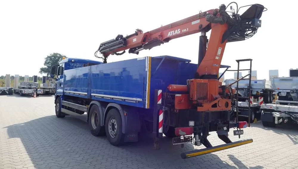 MAN TGS 26.460 – Platforma z żurawiem HDS tylnym do materiałów budowlanych / Retarder / 6x2 / Klima / Euro 6 - Вантажівка з маніпулятором, Бортова вантажівка/ Платформа: фото 3 MAN TGS 26.460 – Platforma z żurawiem HDS tylnym do materiałów budowlanych / Retarder / 6x2 / Klima / Euro 6 - Вантажівка з маніпулятором, Бортова вантажівка/ Платформа: фото 3