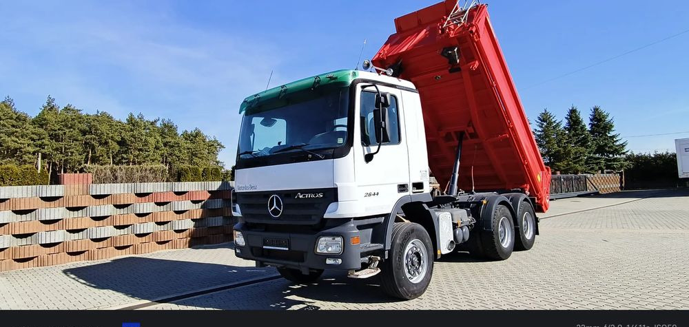 Mercedes-Benz Mercedes-Benz Actros 2644 K/ 6x4 / Meiller Retarder /Wywrotka/Euro 3 - Самоскид вантажівка: фото 1 Mercedes-Benz Mercedes-Benz Actros 2644 K/ 6x4 / Meiller Retarder /Wywrotka/Euro 3 - Самоскид вантажівка: фото 1