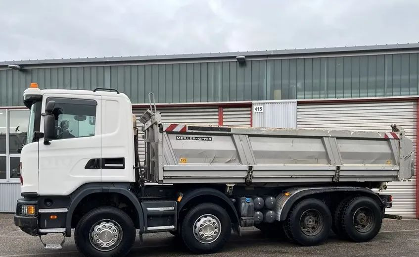Scania G 450 8x4 | Meiller Bordmatik Wywrotka trójstronna | Retarder | 298.000 km!!!! | Euro 6 |1 właściciel - Самоскид вантажівка: фото 5 Scania G 450 8x4 | Meiller Bordmatik Wywrotka trójstronna | Retarder | 298.000 km!!!! | Euro 6 |1 właściciel - Самоскид вантажівка: фото 5