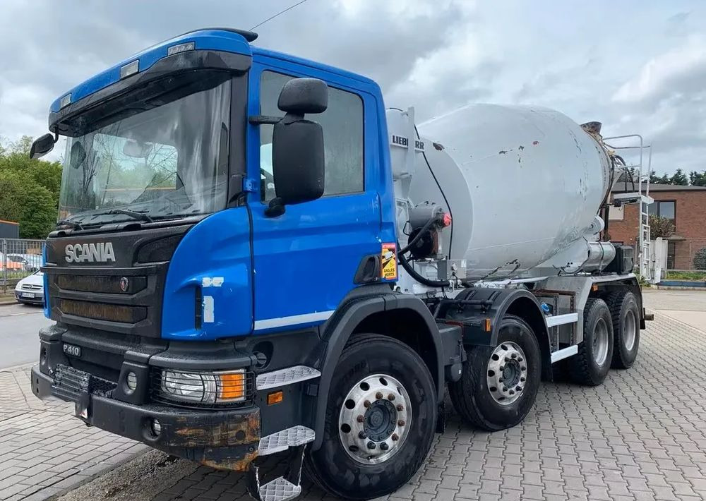Scania P410 8x4 – Betoniarka Liebherr 9 m³/ Euro 5 / Retarder - Автобетонозмішувач: фото 1 Scania P410 8x4 – Betoniarka Liebherr 9 m³/ Euro 5 / Retarder - Автобетонозмішувач: фото 1