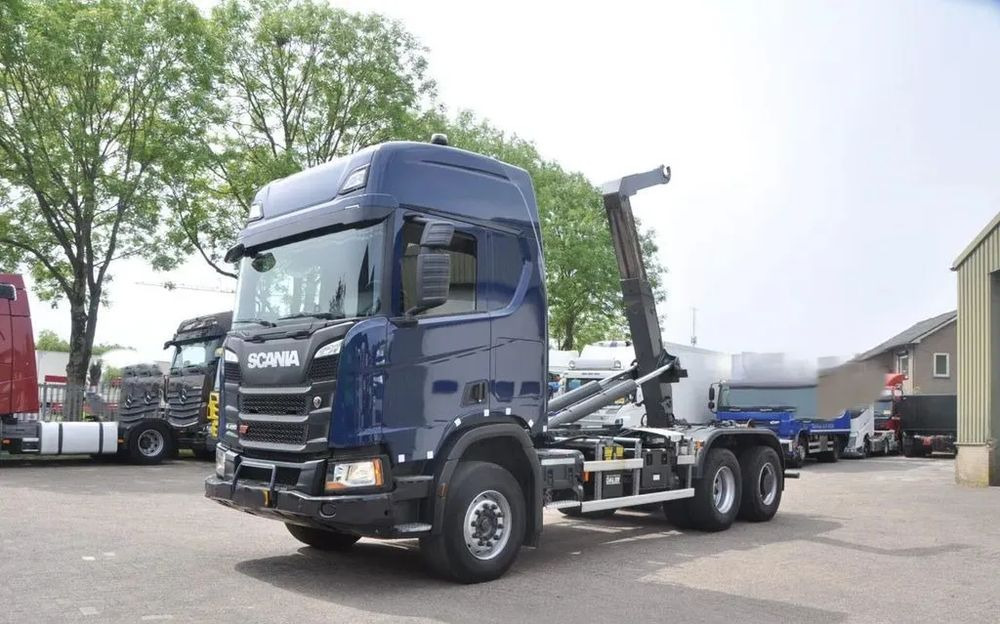 Scania R450 XT / 6X4/ RETARDER/EURO 6/OŚ PODNOSZONA Z NAPĘDEM/ - Гаковий мультиліфт вантажівка: фото 3 Scania R450 XT / 6X4/ RETARDER/EURO 6/OŚ PODNOSZONA Z NAPĘDEM/ - Гаковий мультиліфт вантажівка: фото 3