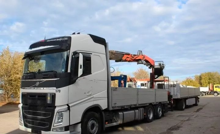 Бортова вантажівка/ Платформа, Вантажівка з маніпулятором Volvo FH500 6x2 | Platforma z HDS  Fassi F215A7 - Sterowanie radiowe | Euro 6 | Automatyczna skrzynia | 390 000 km: фото 6