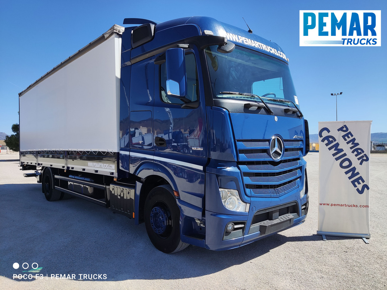 MERCEDES-BENZ ACTROS 1836 SEMITAUTLINER 18T - Тентована вантажівка: фото 3 MERCEDES-BENZ ACTROS 1836 SEMITAUTLINER 18T - Тентована вантажівка: фото 3