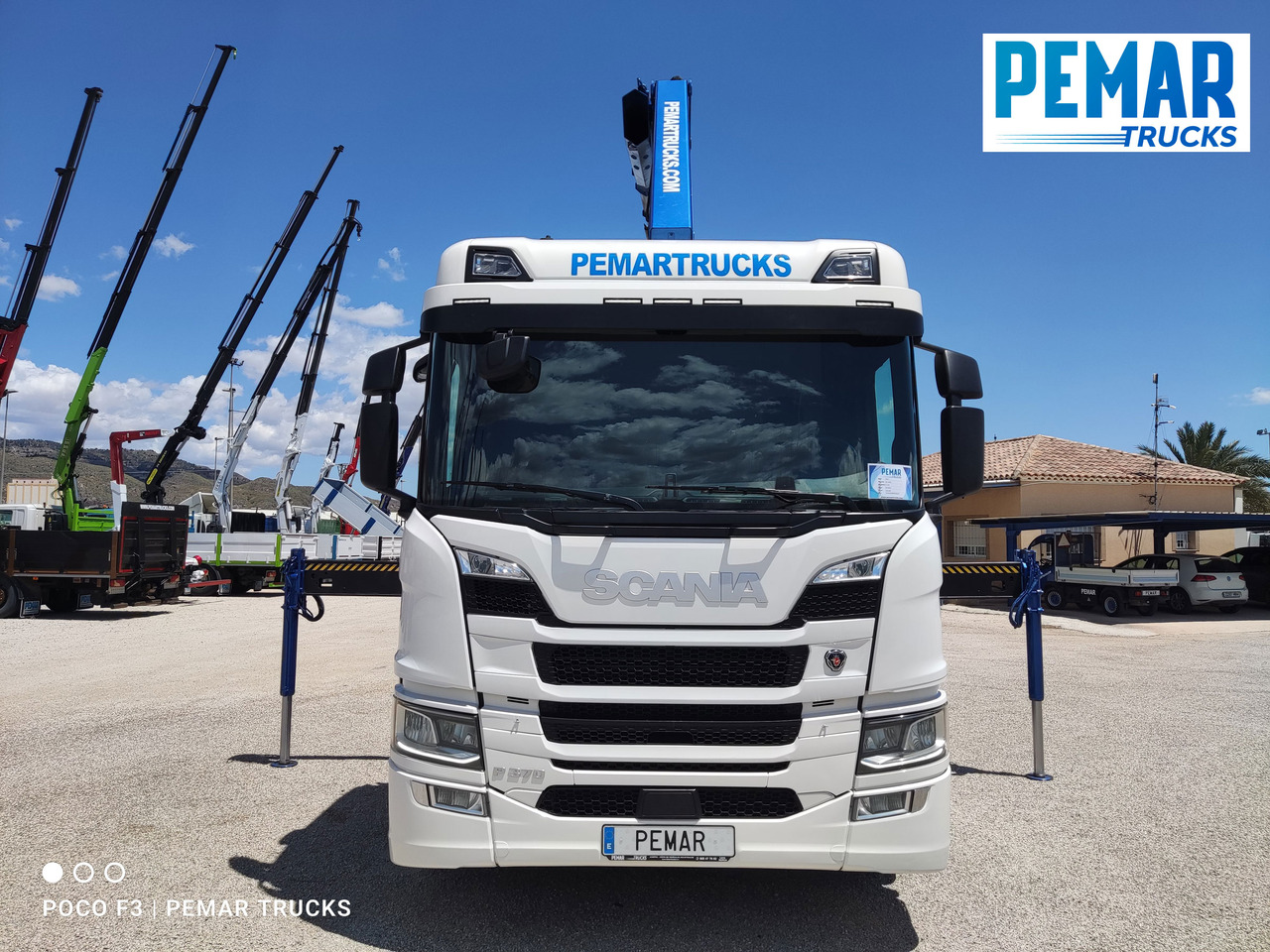 SCANIA P 370 GRUA CAJA FIJA 18T - Вантажівка з маніпулятором: фото 2 SCANIA P 370 GRUA CAJA FIJA 18T - Вантажівка з маніпулятором: фото 2