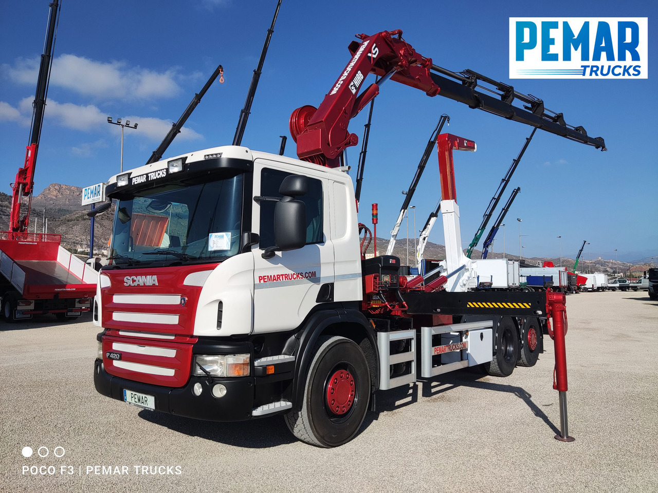 SCANIA P 420 GRUA GANCHO MULTILIFT 6X2 - Вантажівка з маніпулятором: фото 1 SCANIA P 420 GRUA GANCHO MULTILIFT 6X2 - Вантажівка з маніпулятором: фото 1