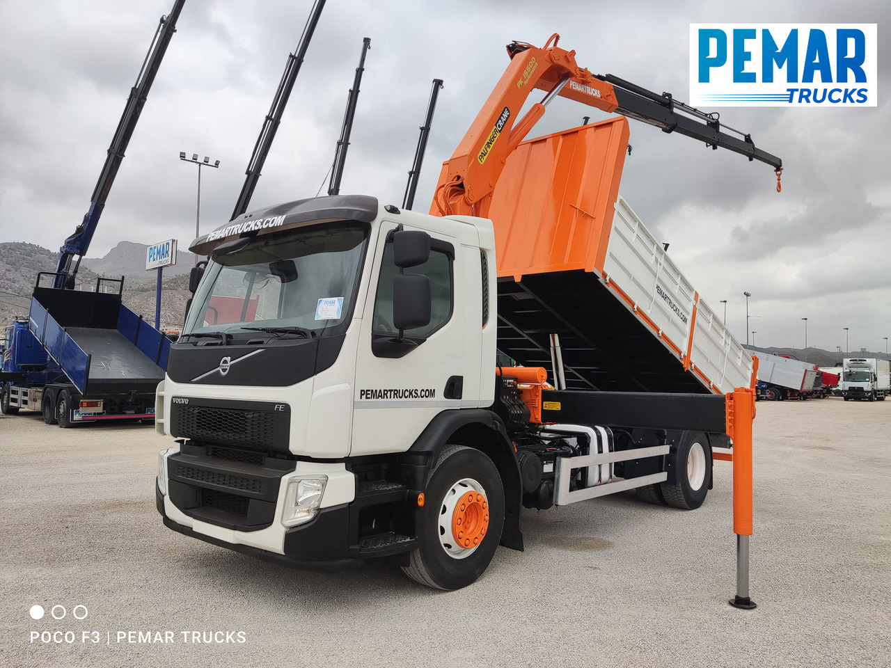 VOLVO FE 280 GRUA BASCULANTE 18T EURO 6 - Вантажівка з маніпулятором: фото 1 VOLVO FE 280 GRUA BASCULANTE 18T EURO 6 - Вантажівка з маніпулятором: фото 1