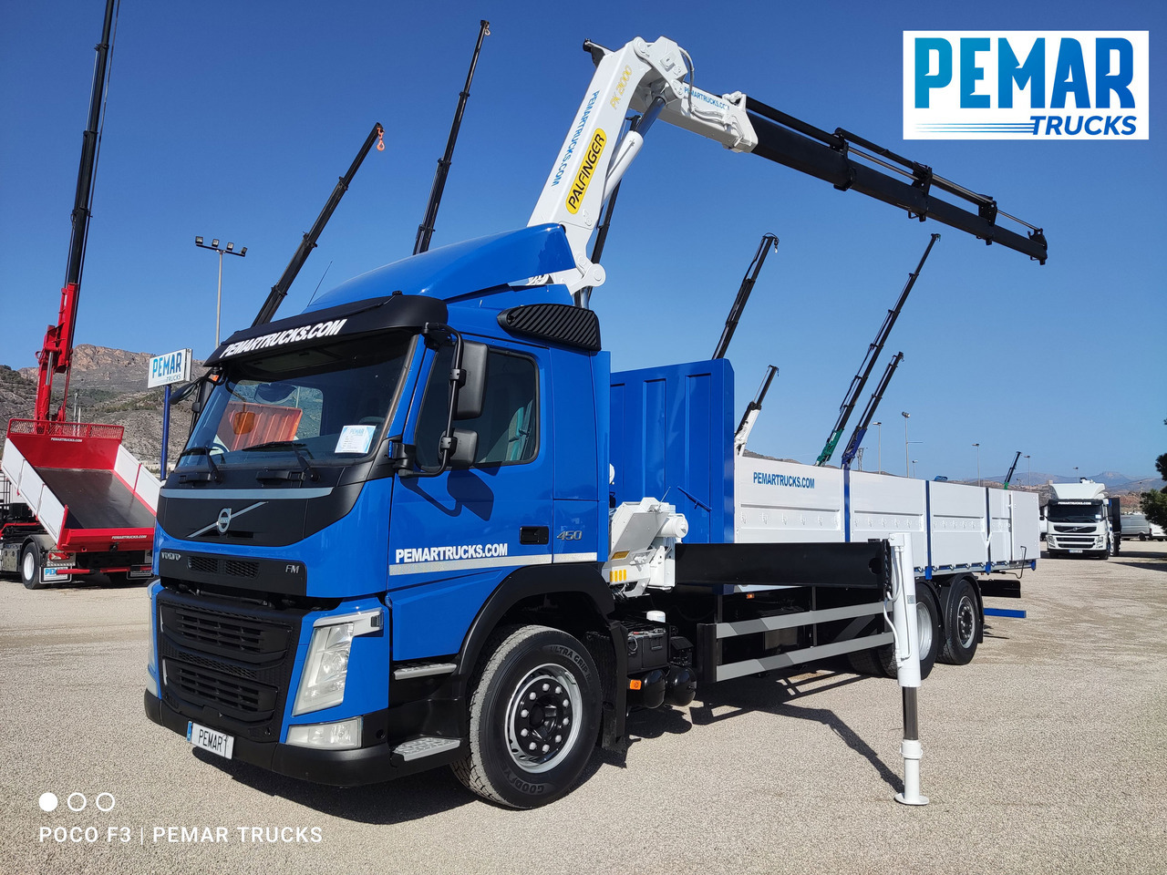 VOLVO FM 450 6X2 GRUA CAJA FIJA EURO 6 - Бортова вантажівка/ Платформа, Вантажівка з маніпулятором: фото 1 VOLVO FM 450 6X2 GRUA CAJA FIJA EURO 6 - Бортова вантажівка/ Платформа, Вантажівка з маніпулятором: фото 1
