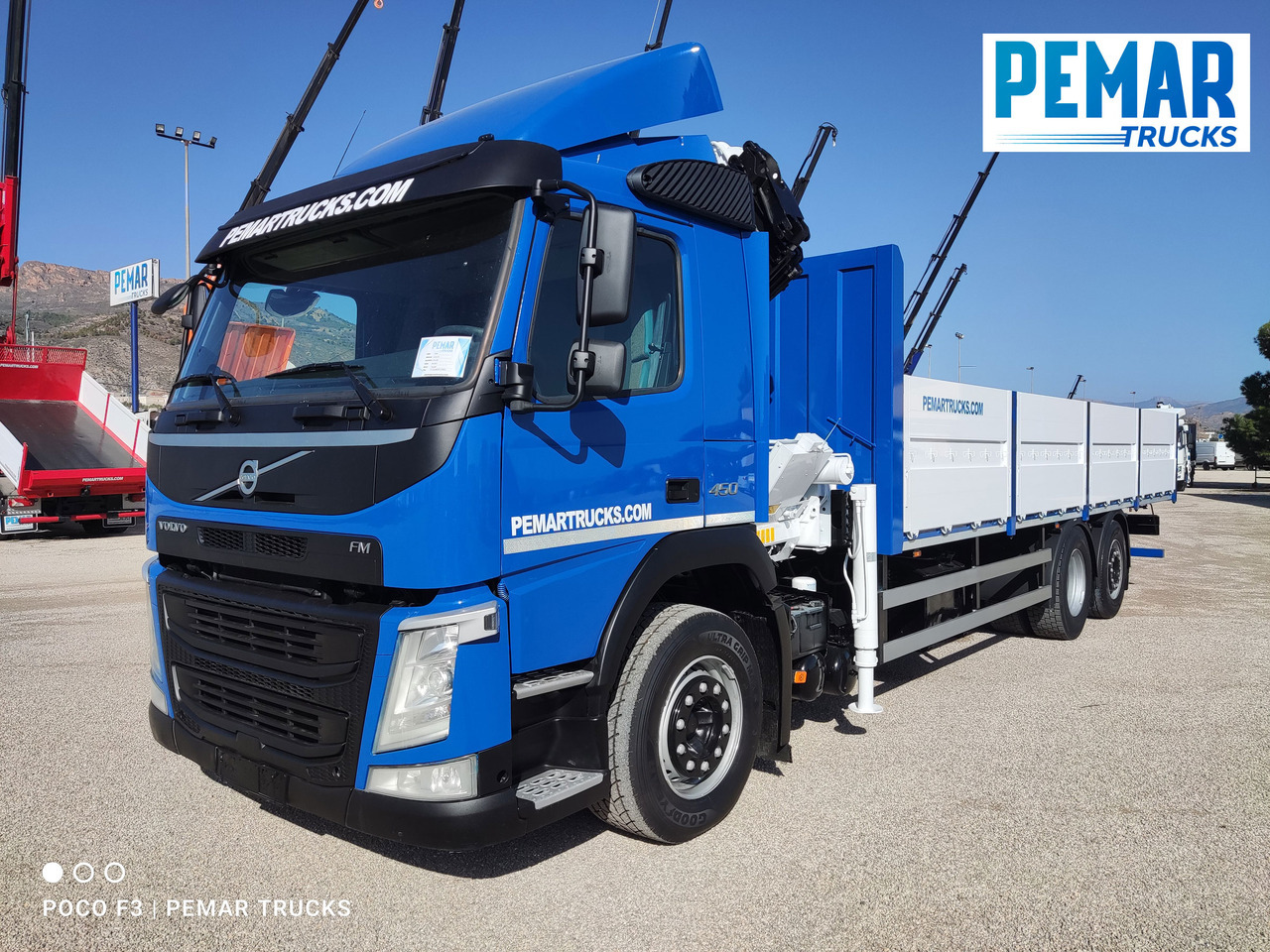 VOLVO FM 450 6X2 GRUA CAJA FIJA EURO 6 - Бортова вантажівка/ Платформа, Вантажівка з маніпулятором: фото 2 VOLVO FM 450 6X2 GRUA CAJA FIJA EURO 6 - Бортова вантажівка/ Платформа, Вантажівка з маніпулятором: фото 2