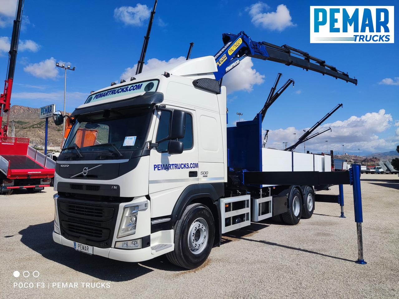 VOLVO FM 500 6X2 GRUA CAJA FIJA - Вантажівка з маніпулятором: фото 1 VOLVO FM 500 6X2 GRUA CAJA FIJA - Вантажівка з маніпулятором: фото 1