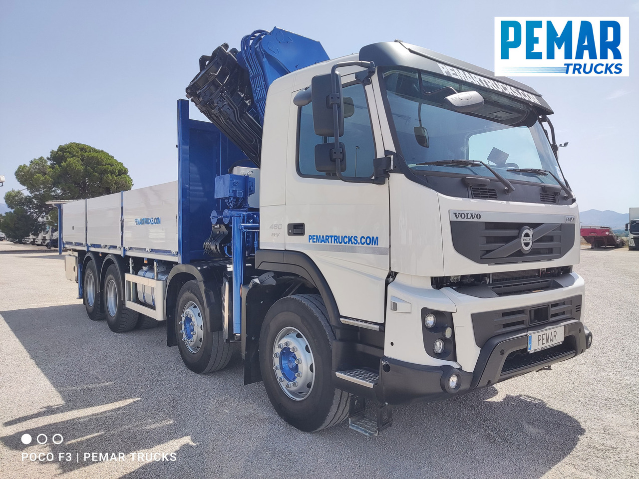 VOLVO FMX 460 8X4 GRUA CAJA FIJA ABIERTA - Бортова вантажівка/ Платформа: фото 4 VOLVO FMX 460 8X4 GRUA CAJA FIJA ABIERTA - Бортова вантажівка/ Платформа: фото 4