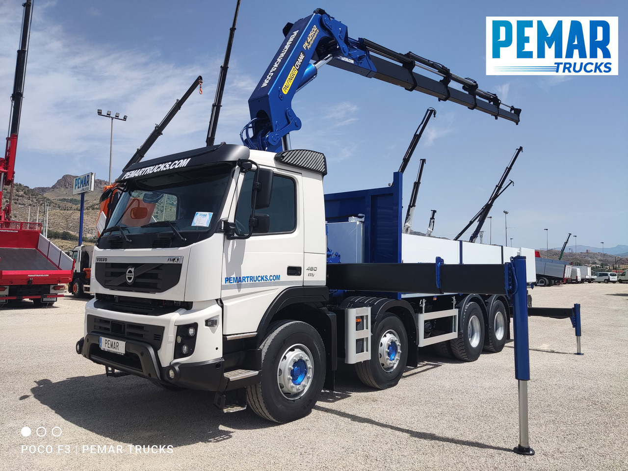 VOLVO FMX 460 8X4 GRUA CAJA FIJA ABIERTA - Бортова вантажівка/ Платформа: фото 1 VOLVO FMX 460 8X4 GRUA CAJA FIJA ABIERTA - Бортова вантажівка/ Платформа: фото 1
