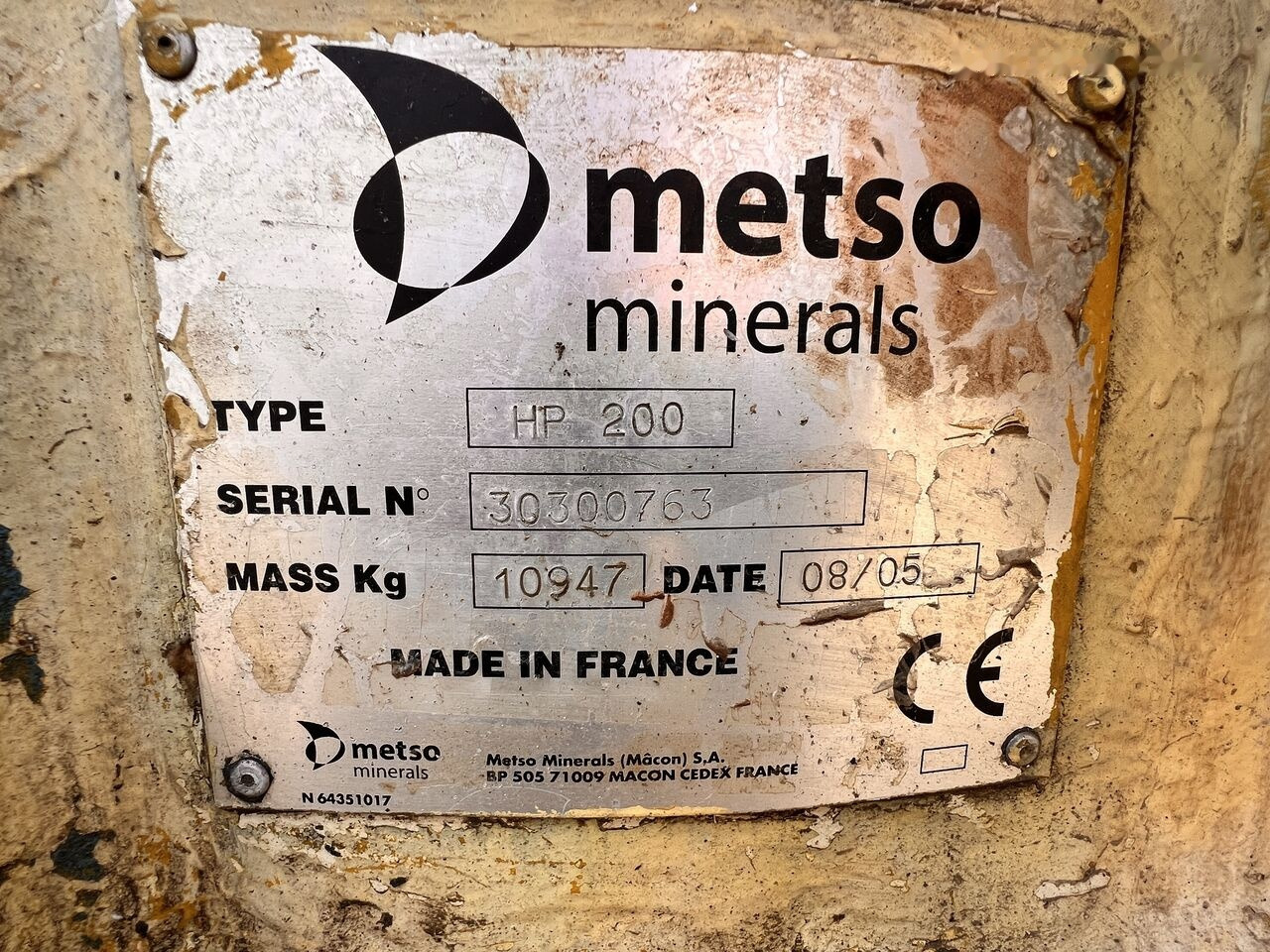 Metso HP200 Cone Crusher | Made in France - Конусна дробарка: фото 4 Metso HP200 Cone Crusher | Made in France - Конусна дробарка: фото 4