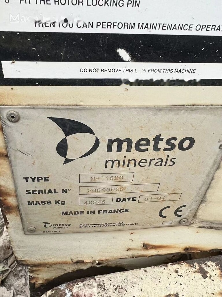 Metso Nordberg NP1620 Impact Crusher - Ударна дробарка: фото 2 Metso Nordberg NP1620 Impact Crusher - Ударна дробарка: фото 2