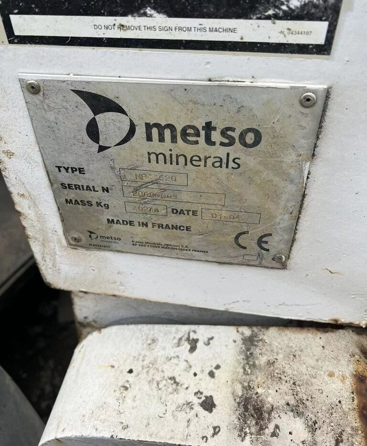 Metso Nordberg NP1620 - Ударна дробарка: фото 2 Metso Nordberg NP1620 - Ударна дробарка: фото 2