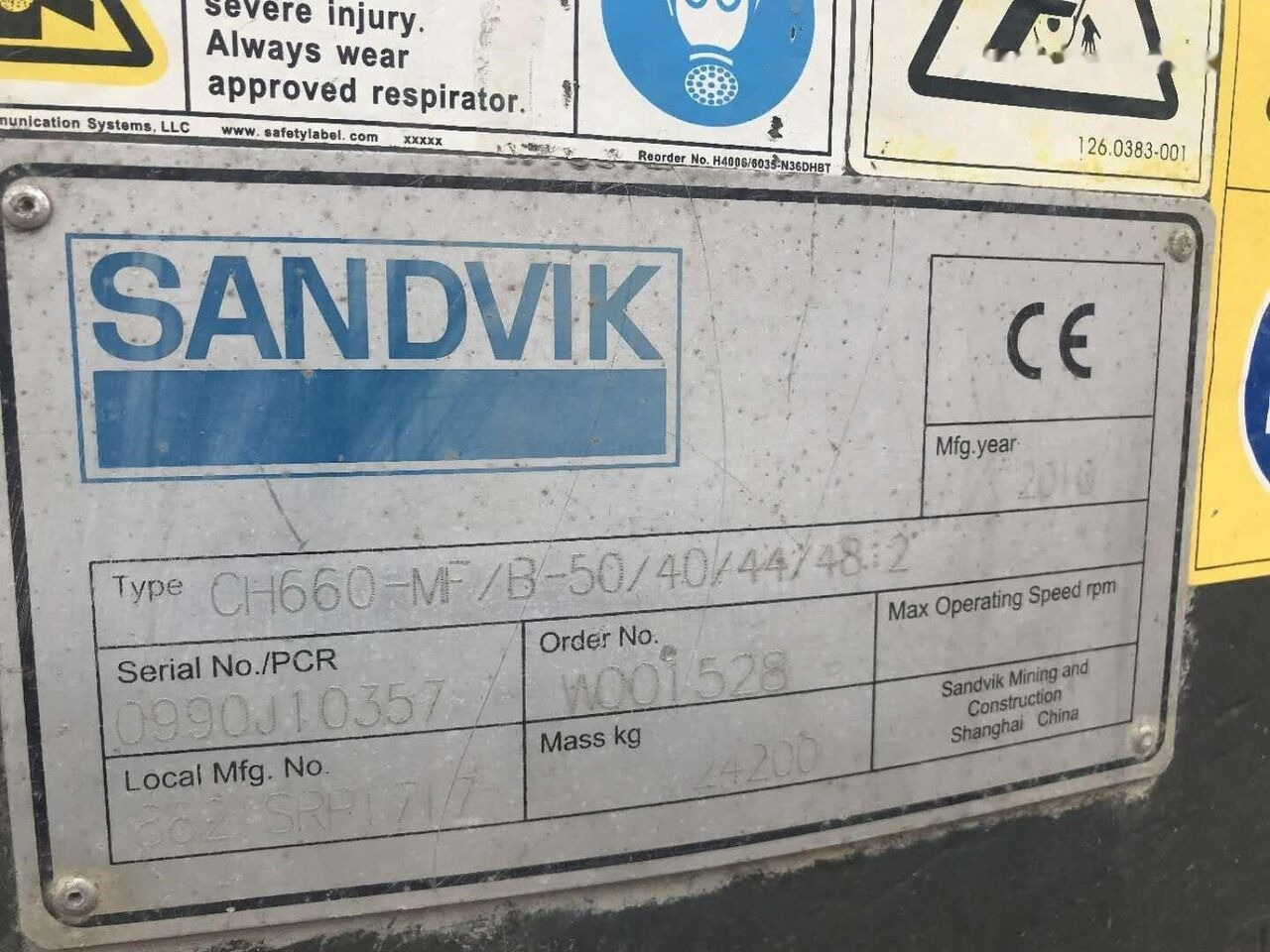 Sandvik CH660 - Конусна дробарка: фото 3 Sandvik CH660 - Конусна дробарка: фото 3