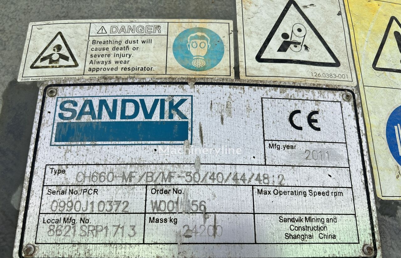Sandvik CH660- MF Hydraulic Cone Crusher - Конусна дробарка: фото 5 Sandvik CH660- MF Hydraulic Cone Crusher - Конусна дробарка: фото 5
