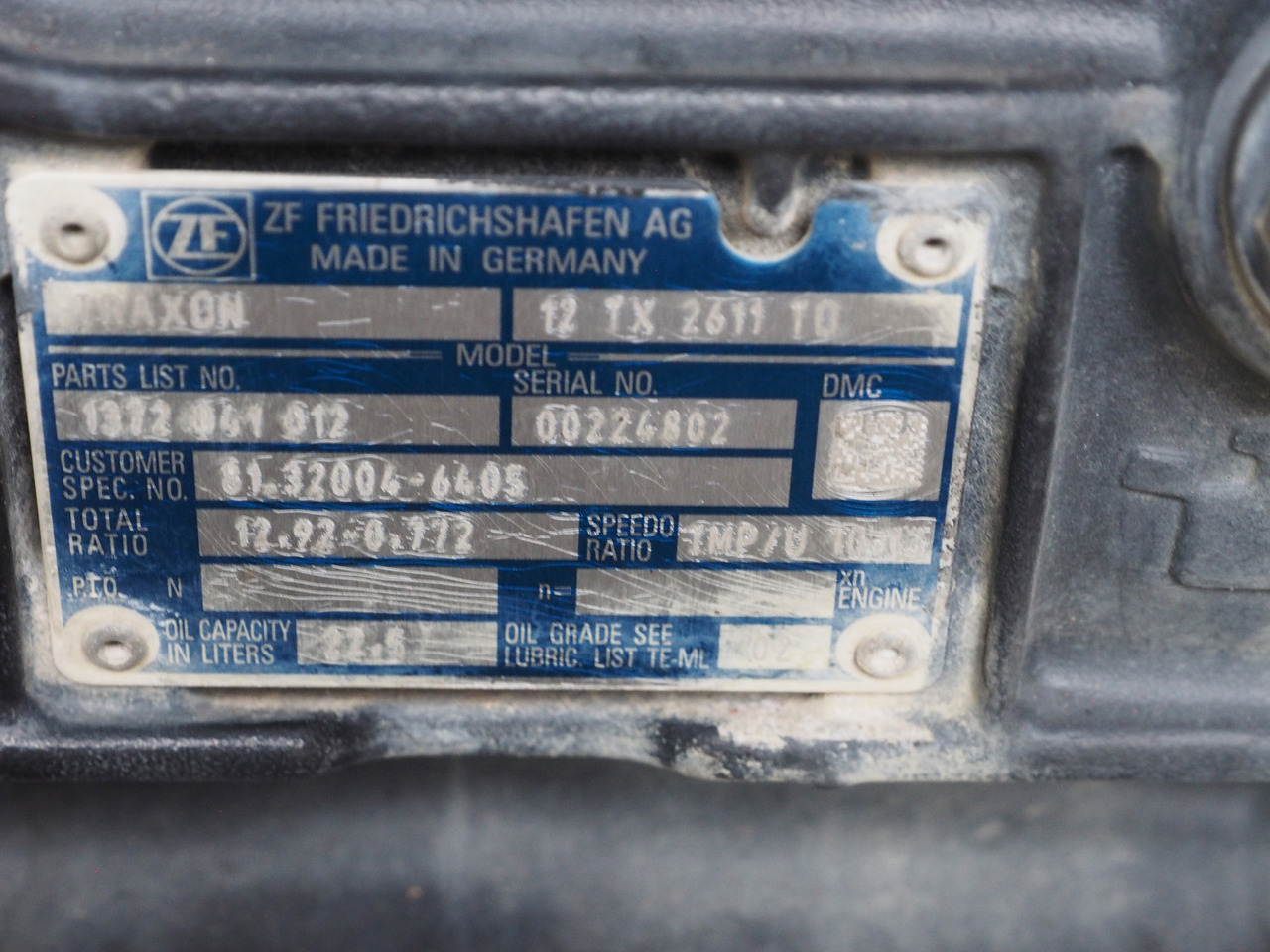 ZF MAN Traxon Getriebe / gearbox 12TX2611 TO - Коробка передач в категорії Вантажівки: фото 2 ZF MAN Traxon Getriebe / gearbox 12TX2611 TO - Коробка передач в категорії Вантажівки: фото 2