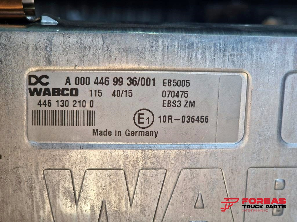 WABCO EBS3 FOR MERCEDES ACTROS MP4 - A0014460536 - Блок управління в категорії Вантажівки: фото 3 WABCO EBS3 FOR MERCEDES ACTROS MP4 - A0014460536 - Блок управління в категорії Вантажівки: фото 3