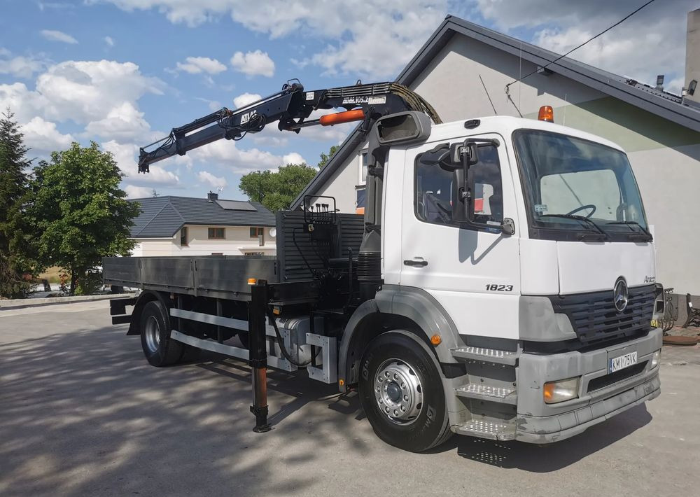 Mercedes-Benz Atego 1823 żuraw HDS Atlas 105.2 koła 315/80R22,5 - Бортова вантажівка/ Платформа, Вантажівка з маніпулятором: фото 2 Mercedes-Benz Atego 1823 żuraw HDS Atlas 105.2 koła 315/80R22,5 - Бортова вантажівка/ Платформа, Вантажівка з маніпулятором: фото 2