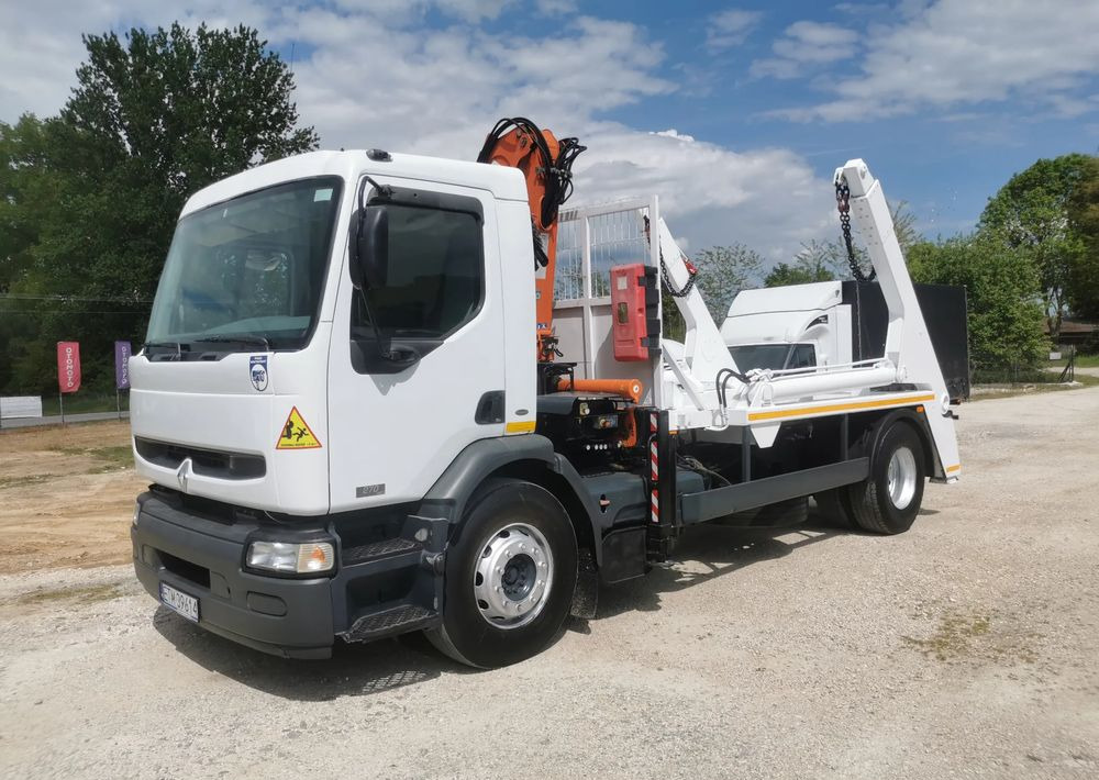 Renault Premium 270DCi + żuraw HDS Atlas 105.2 + Bramowiec MEILLER 12t Kontener - Скіповий навантажувач вантажівка: фото 2 Renault Premium 270DCi + żuraw HDS Atlas 105.2 + Bramowiec MEILLER 12t Kontener - Скіповий навантажувач вантажівка: фото 2