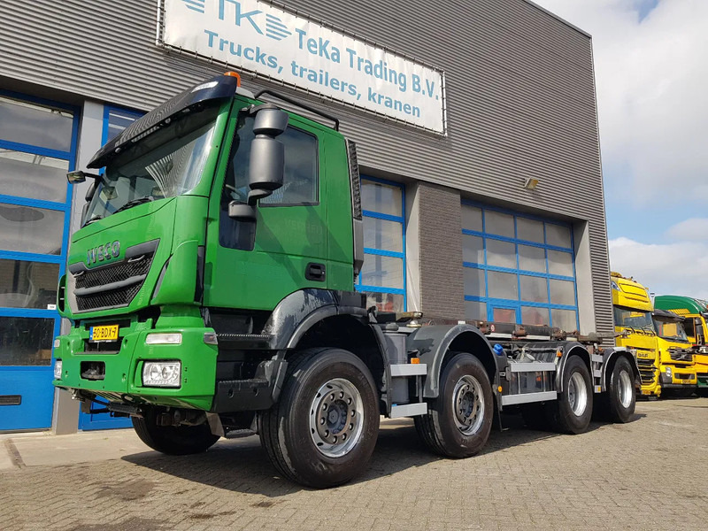 Iveco Stralis 450 8x4 Steel Nieuwe Apk/TÜV 430.000 km kettingsyst 30 ton - Контейнеровоз/ Змінний кузов вантажівка: фото 1 Iveco Stralis 450 8x4 Steel Nieuwe Apk/TÜV 430.000 km kettingsyst 30 ton - Контейнеровоз/ Змінний кузов вантажівка: фото 1