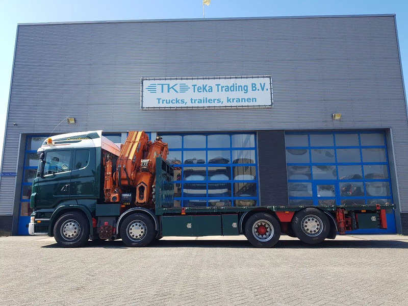 Scania R420 8x2 HIAB 800E-7 Hipro 80 ton/meter Winch Retarder - Бортова вантажівка/ Платформа, Вантажівка з маніпулятором: фото 5 Scania R420 8x2 HIAB 800E-7 Hipro 80 ton/meter Winch Retarder - Бортова вантажівка/ Платформа, Вантажівка з маніпулятором: фото 5