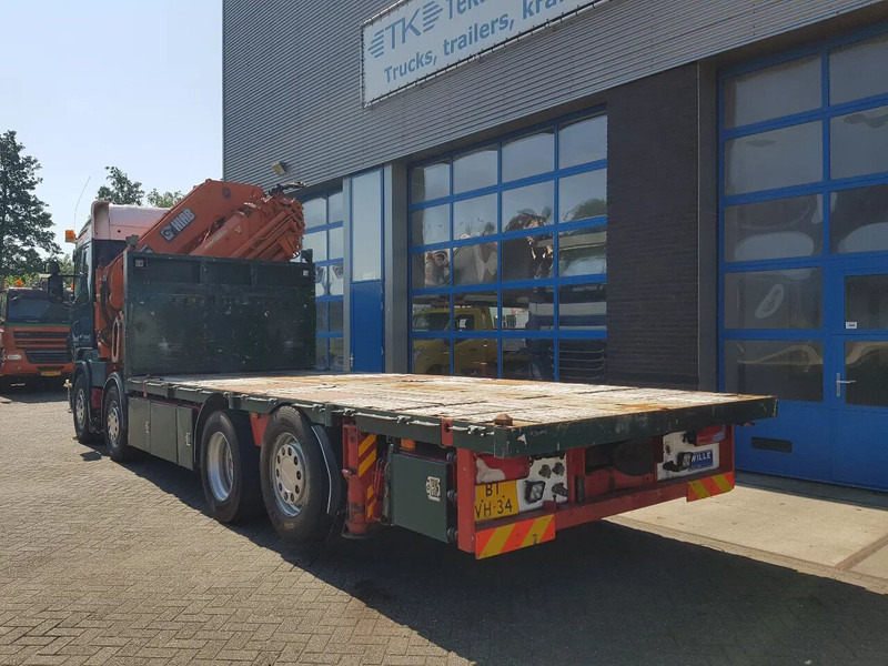 Бортова вантажівка/ Платформа, Вантажівка з маніпулятором Scania R420 8x2 HIAB 800E-7 Hipro 80 ton/meter Winch Retarder: фото 6