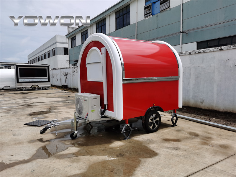YOWON Fully customized food vending cart mobile street fast food trailer - Торговий причіп: фото 1 YOWON Fully customized food vending cart mobile street fast food trailer - Торговий причіп: фото 1