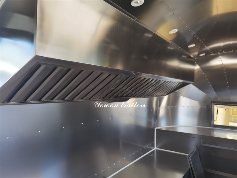 Новий Торговий причіп Для транспортування харчових продукті YOWON mobile fast food vending trailer factory price catering truck: фото 10