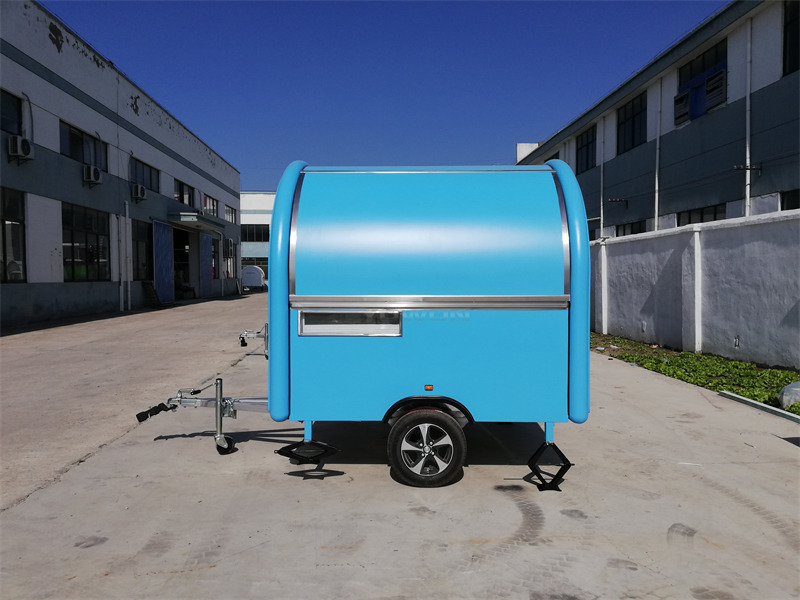 YOWON small fiberglass food vending trailer hot dog cart for Europe - Торговий причіп: фото 4 YOWON small fiberglass food vending trailer hot dog cart for Europe - Торговий причіп: фото 4