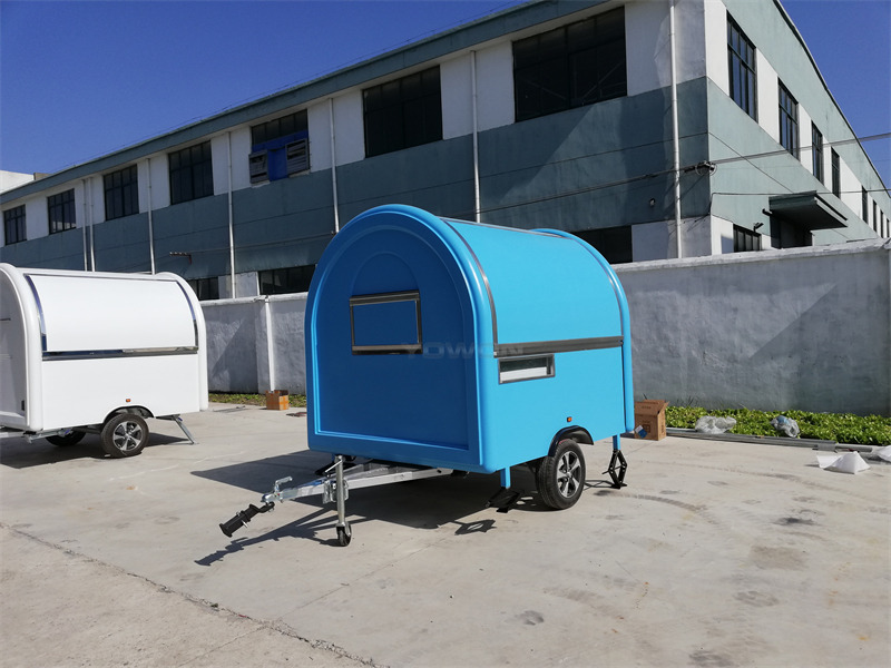 YOWON small fiberglass food vending trailer hot dog cart for Europe - Торговий причіп: фото 5 YOWON small fiberglass food vending trailer hot dog cart for Europe - Торговий причіп: фото 5
