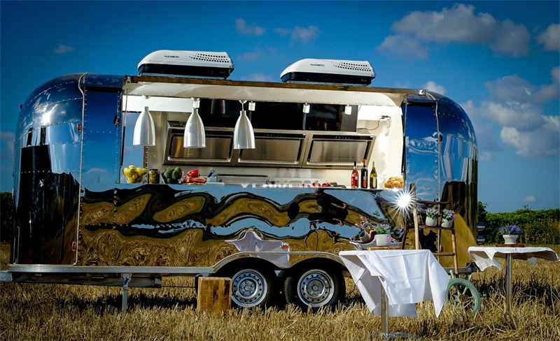 Yowon commercial food vending trailer Airstream type food truck - Торговий причіп: фото 3 Yowon commercial food vending trailer Airstream type food truck - Торговий причіп: фото 3