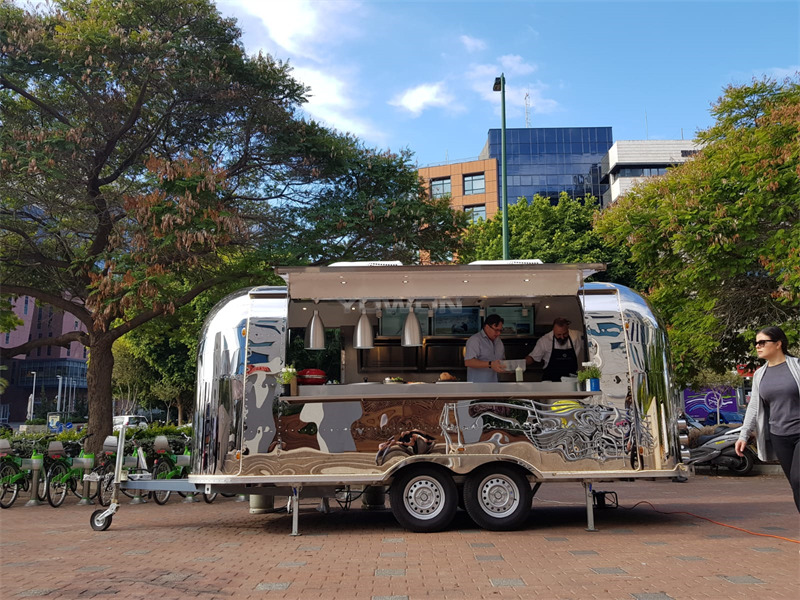 Yowon customized concession food trailer catering cart - Торговий причіп: фото 1 Yowon customized concession food trailer catering cart - Торговий причіп: фото 1