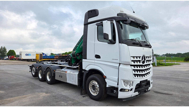 Mercedes-Benz Arocs 3253 8X4*4 Fassi F295 - Гаковий мультиліфт вантажівка, Вантажівка з маніпулятором: фото 4 Mercedes-Benz Arocs 3253 8X4*4 Fassi F295 - Гаковий мультиліфт вантажівка, Вантажівка з маніпулятором: фото 4