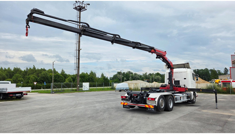 Scania G450 6X2*4 HMF 2120 crane 700 hours - Гаковий мультиліфт вантажівка, Вантажівка з маніпулятором: фото 3 Scania G450 6X2*4 HMF 2120 crane 700 hours - Гаковий мультиліфт вантажівка, Вантажівка з маніпулятором: фото 3